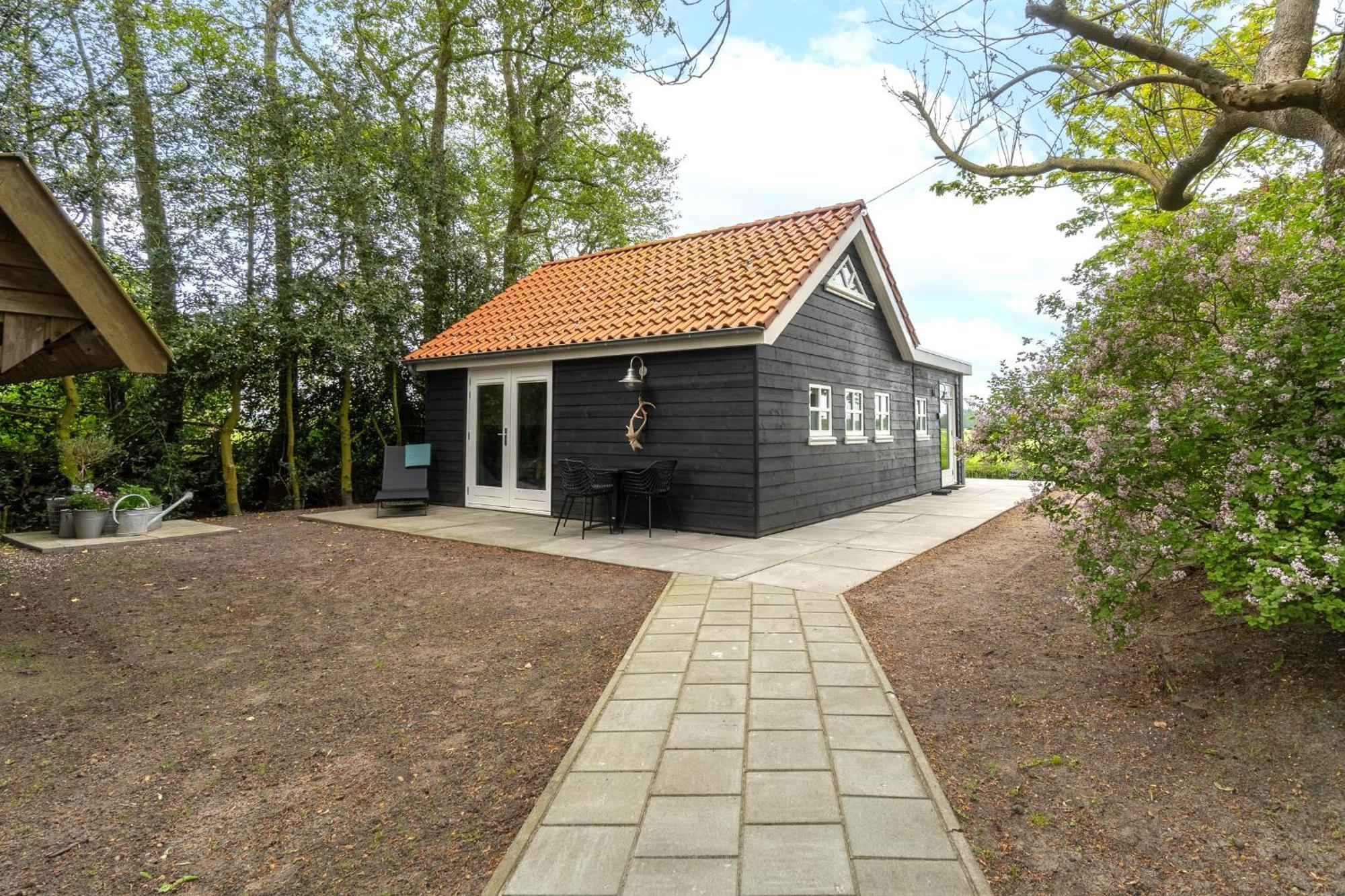 Prive In Een Bosrijke Omgeving Welkom Bij Gastenverblijf Het Ontsnapte Schaap In Jubbega Esterno foto